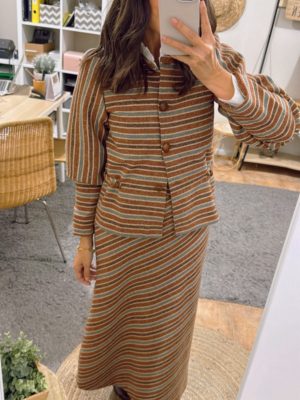 Chaqueta Isadora Rayas (preventa envio 15-19 Dic.)