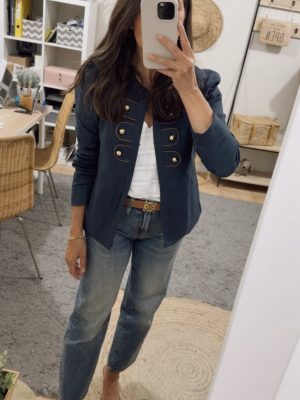 Chaqueta Conchita Lino Marino( preventa con envío 13-18 de Mayo)