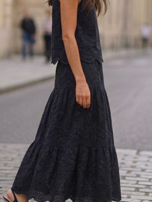 Falda Narcisa Negro (Preventa con envío 18-24 Junio)