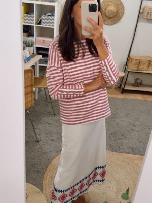 Sudadera Hilaria rosa (preventa con envío 29 Mayo-4 Junio)