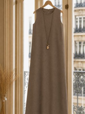 Vestido Valentina Lino Topo (Prev. 30 Junio - 6 Julio)