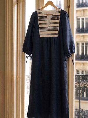 Vestido Loretta marino( prev. con envío 9–15 Julio)