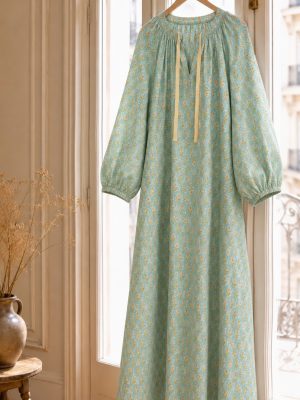 Vestido Mariola Norte aqua (Preventa con envio 30 Julio/6 de Agosto)