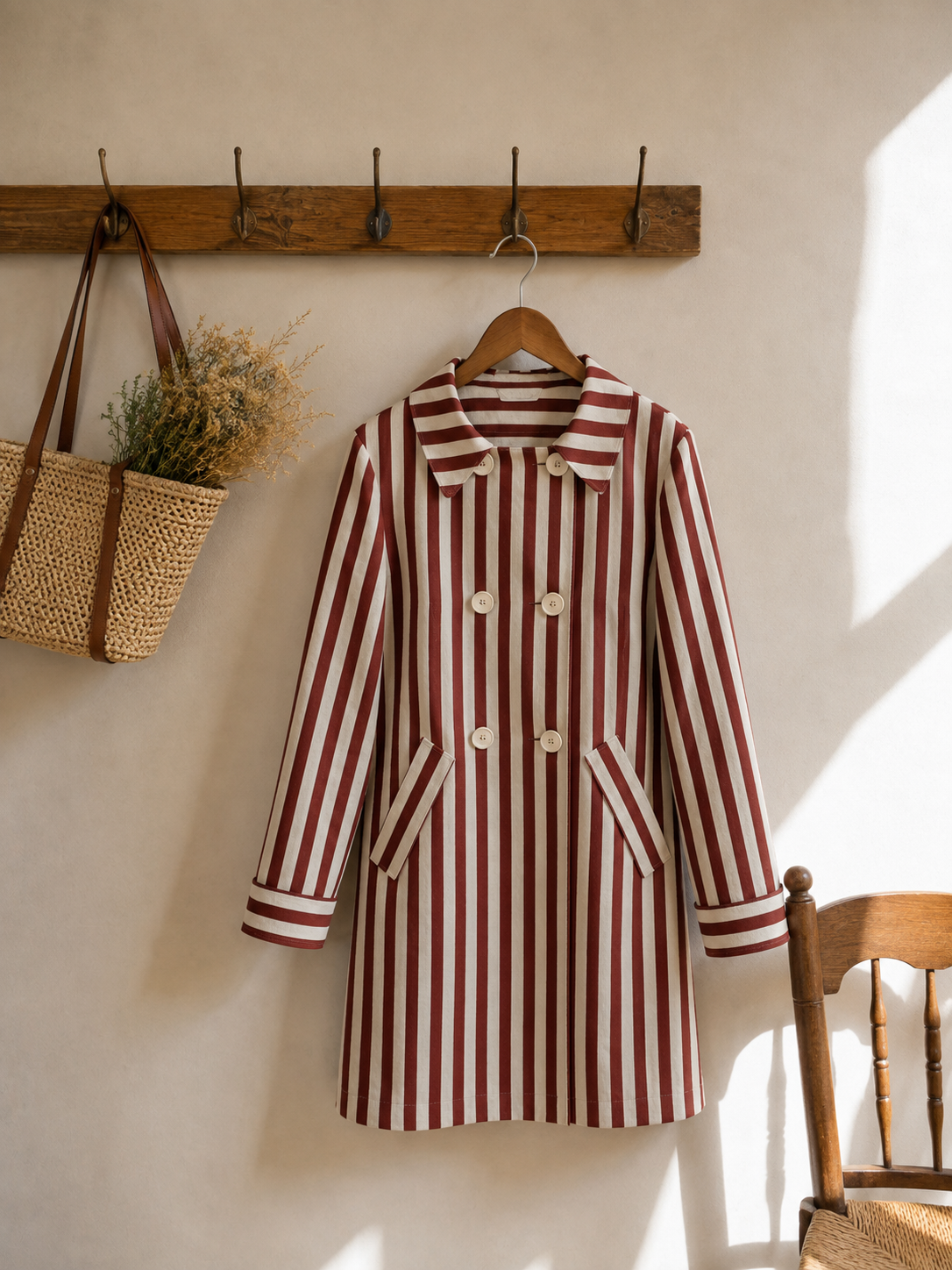 Gabardina Pepita Rojo (prev. con envío 14-18 Sept) - Imagen 3