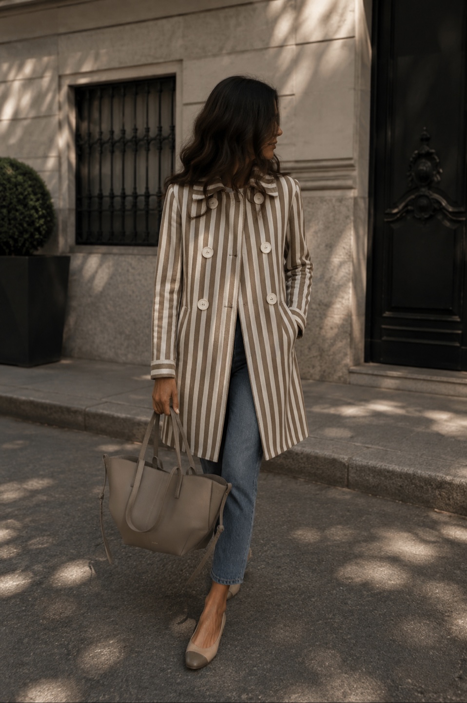 Gabardina Pepita Taupe (prev. con envío 14-18 Sept) - Imagen 5