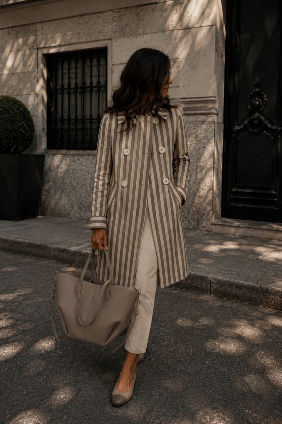 Gabardina Pepita Taupe (prev. con envío 14-18 Sept) - Imagen 2