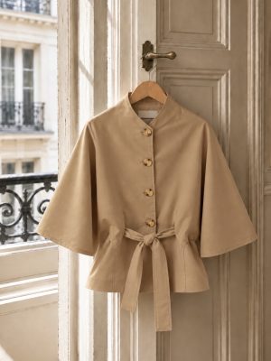 Gabardina Lolita Cámel (preventa con envío 14-20 Octubre)