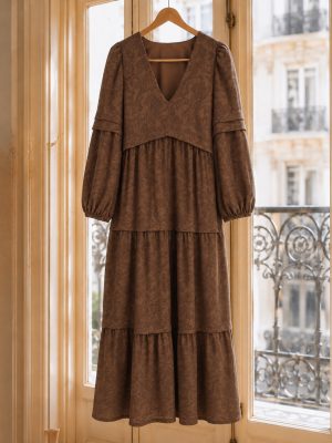 Vestido Narcisa viscosa (preventa con envío 27 Sept-2 Oct.)