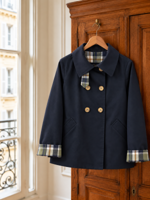 Chaquetón Petra marino (preventa con envío 29 Oct-3 Nov)