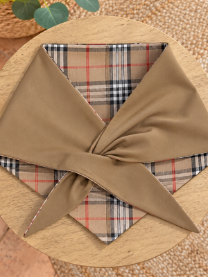 Bandana/pañuelo Petra kaki (prev. con envío 29 Oct-3 Nov)