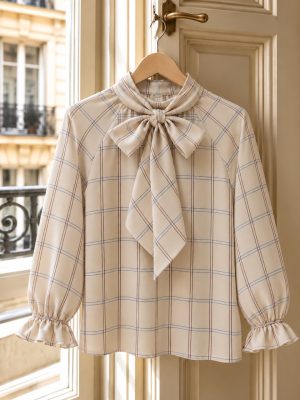 Blusa Marguerite beige (preventa con envío 26 Nov /3 Dic)